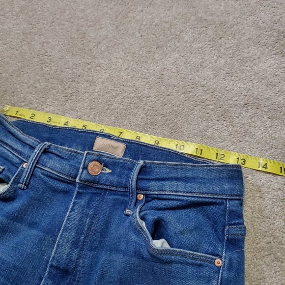 MOTHER Blue Flare & Wide Leg Jeans - Picture 14 of 16